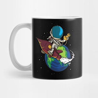 astronaut rocket Mug